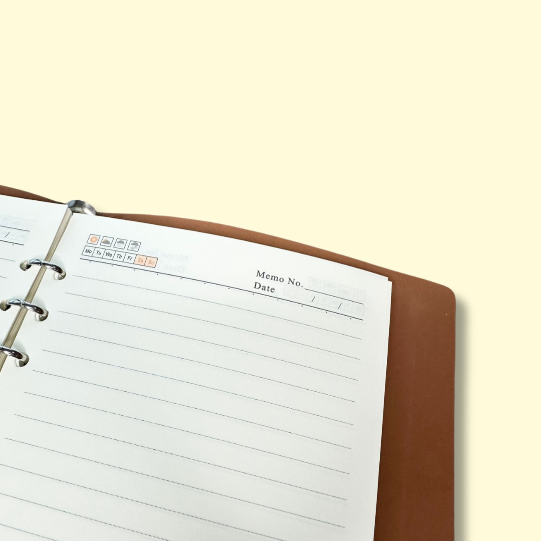 B5 Reflective Leather Journal