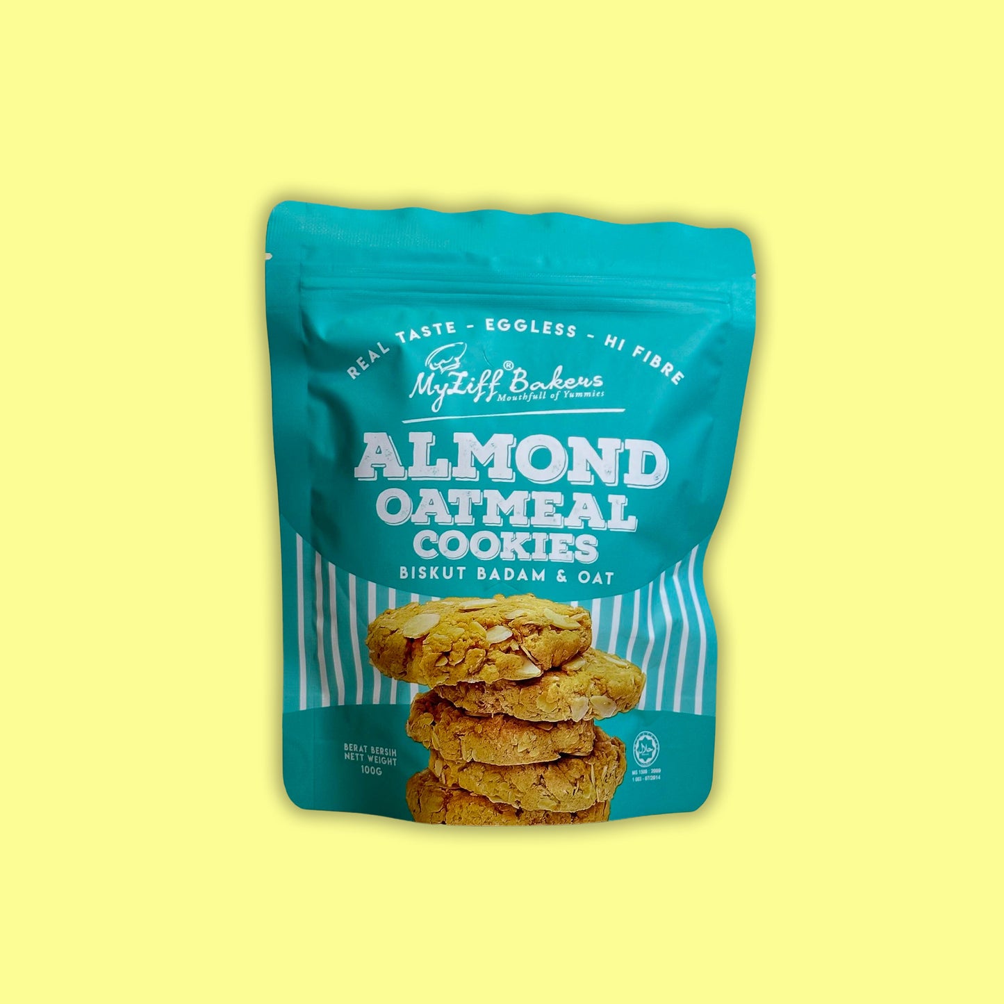 Almond Oatmeal Cookies