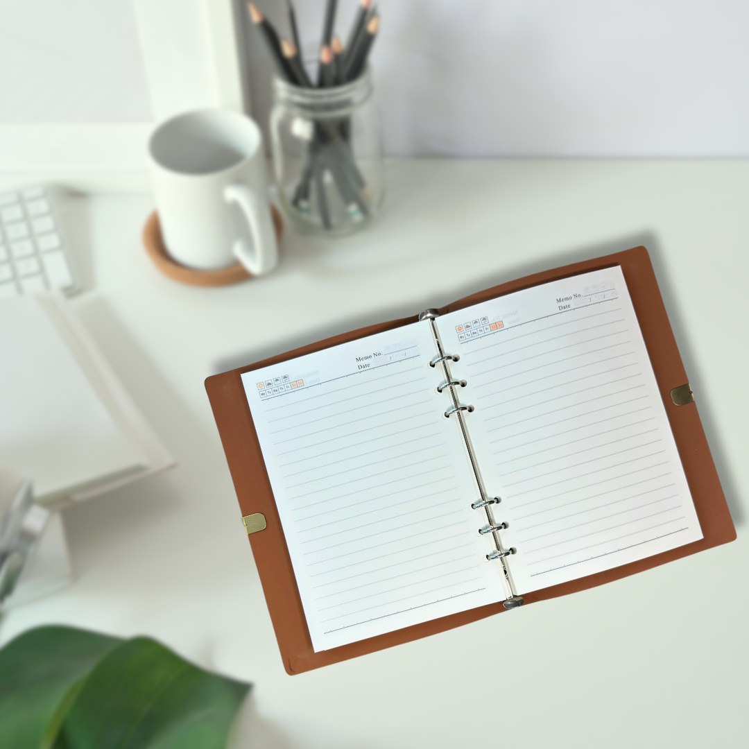 A5 Reflective Leather Journal