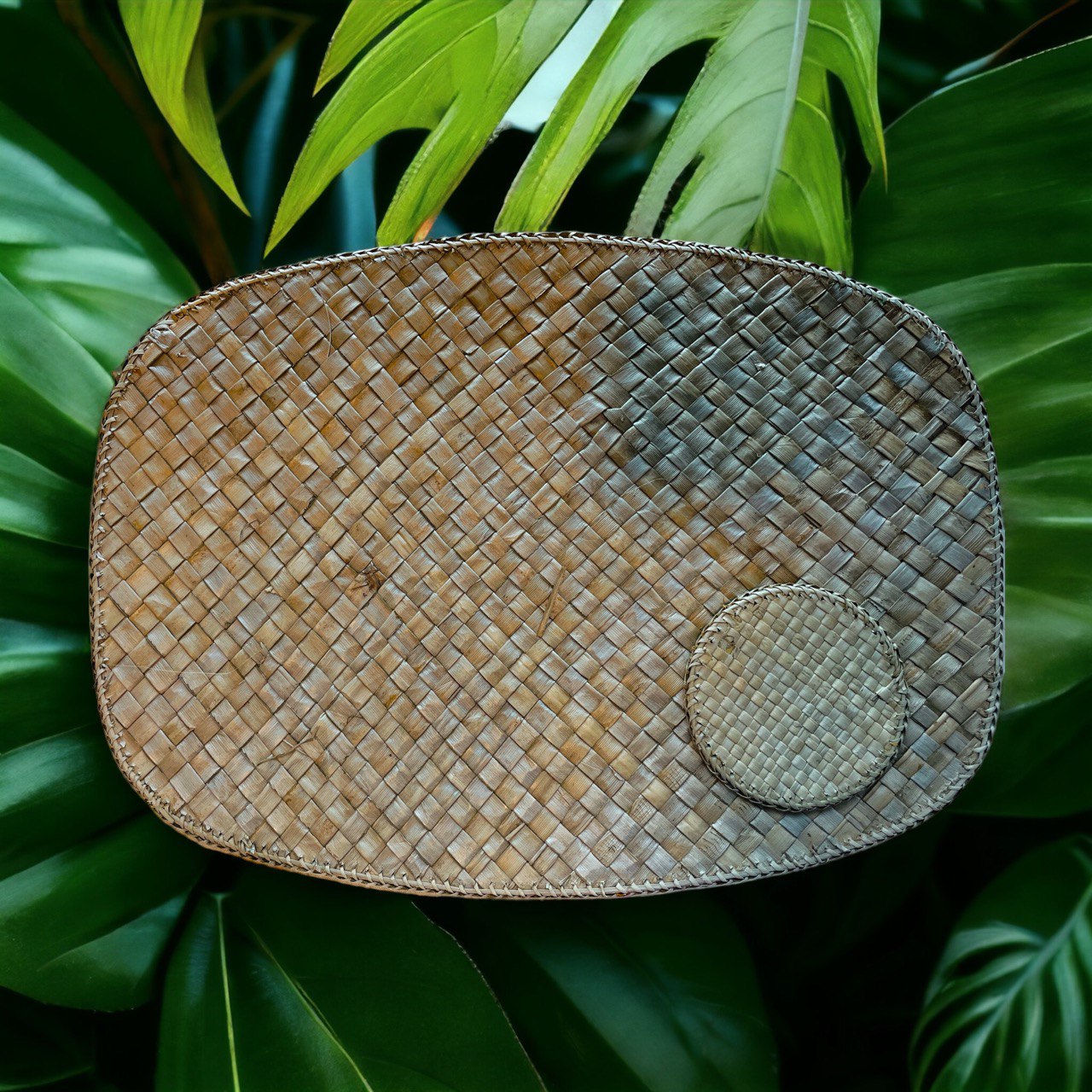 Batik Placemat and Coaster