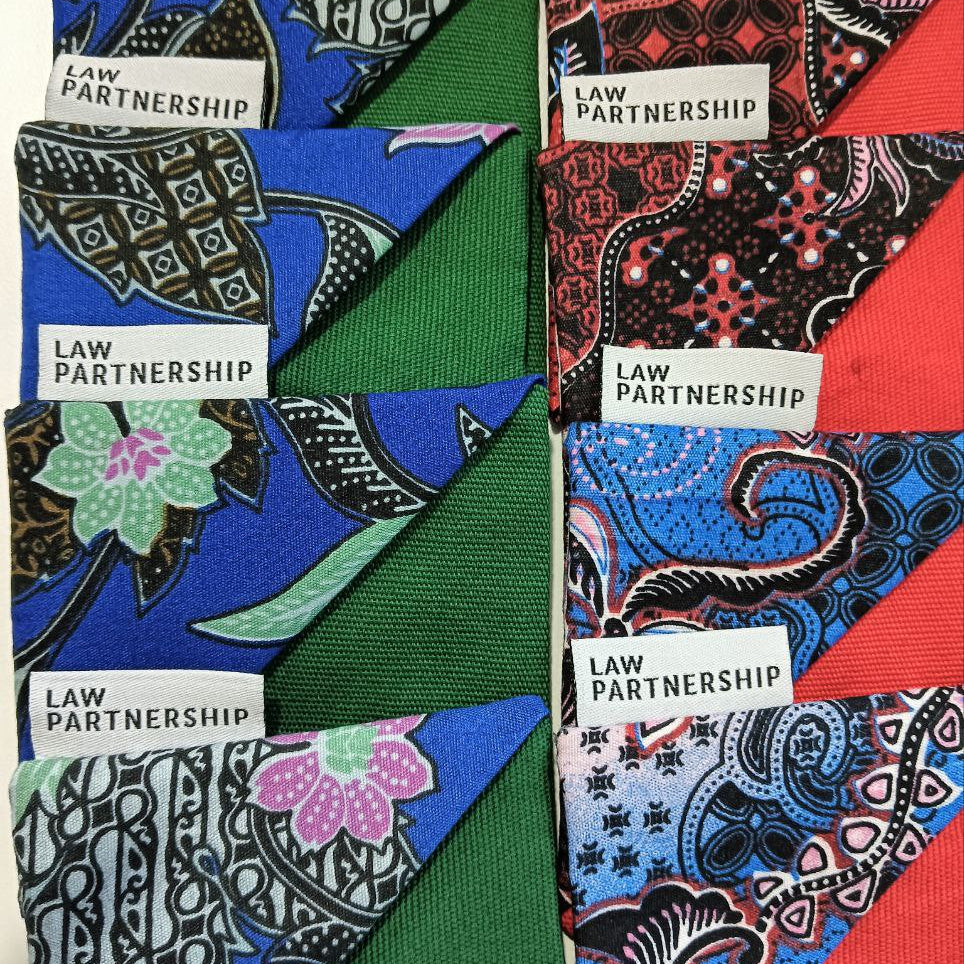 Batik coaster and bookmark with woven label.jpg