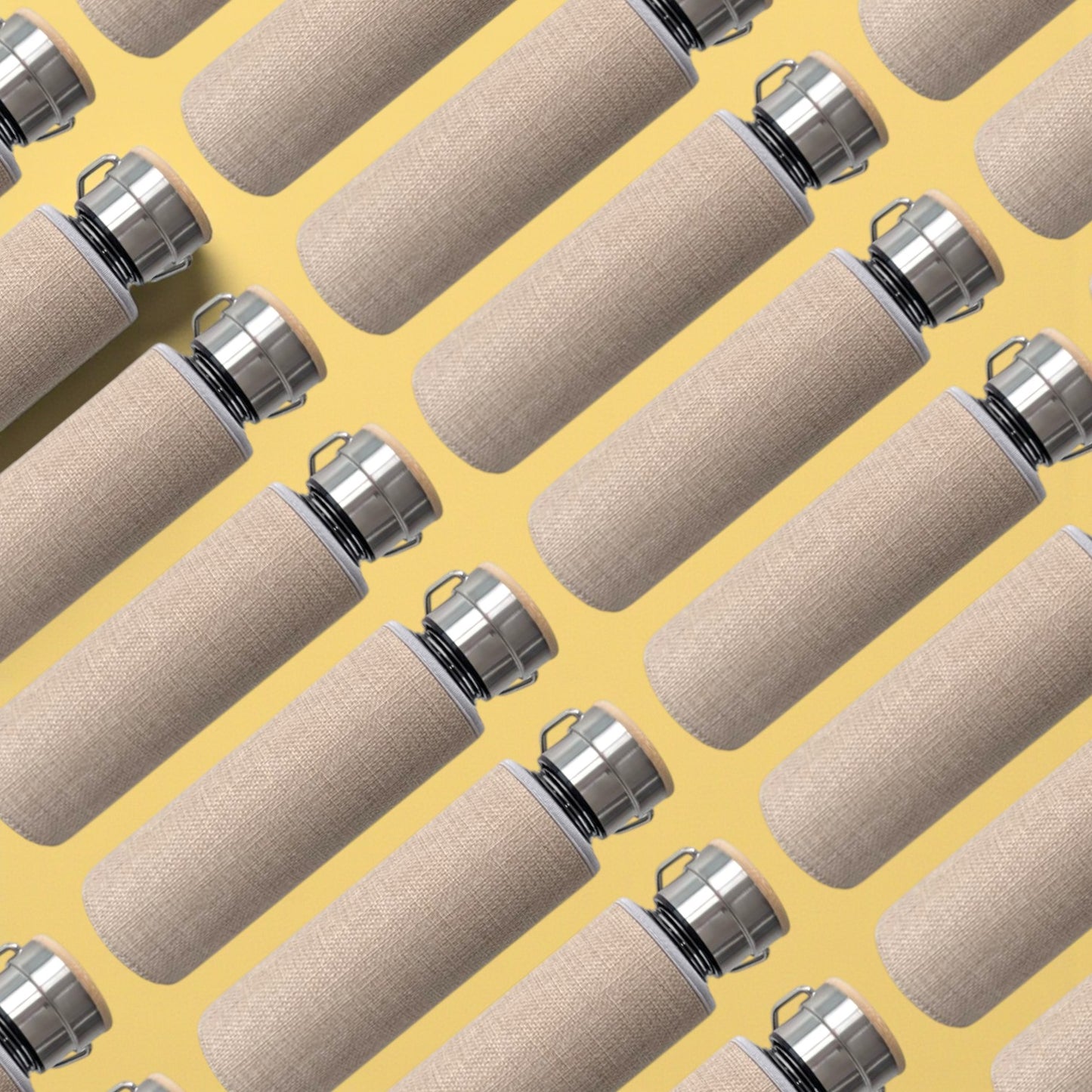 Borosilicate Glass Bottle with Eco Sleeve Pouch