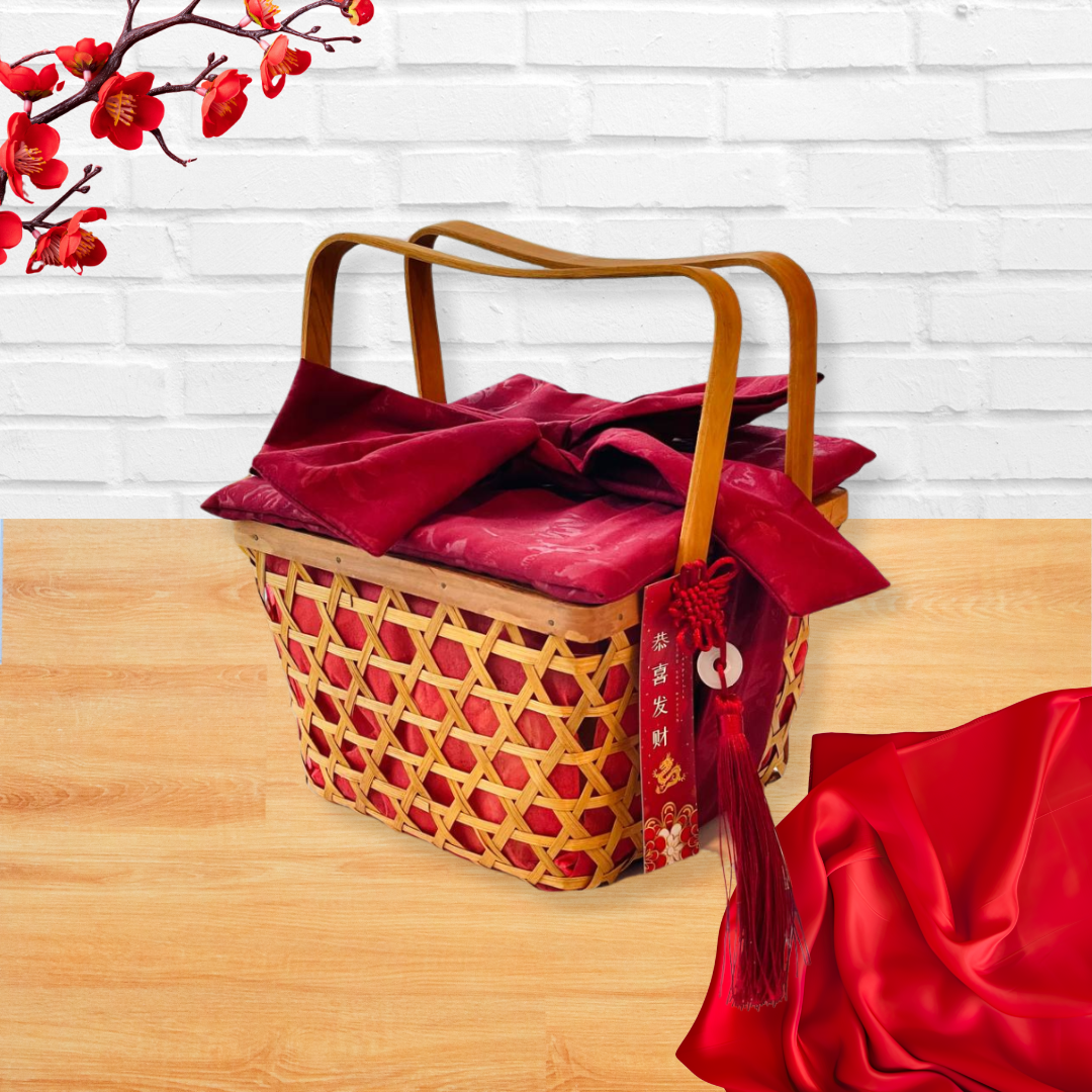 Reusable Wooden Egg Basket for Gift Packaging