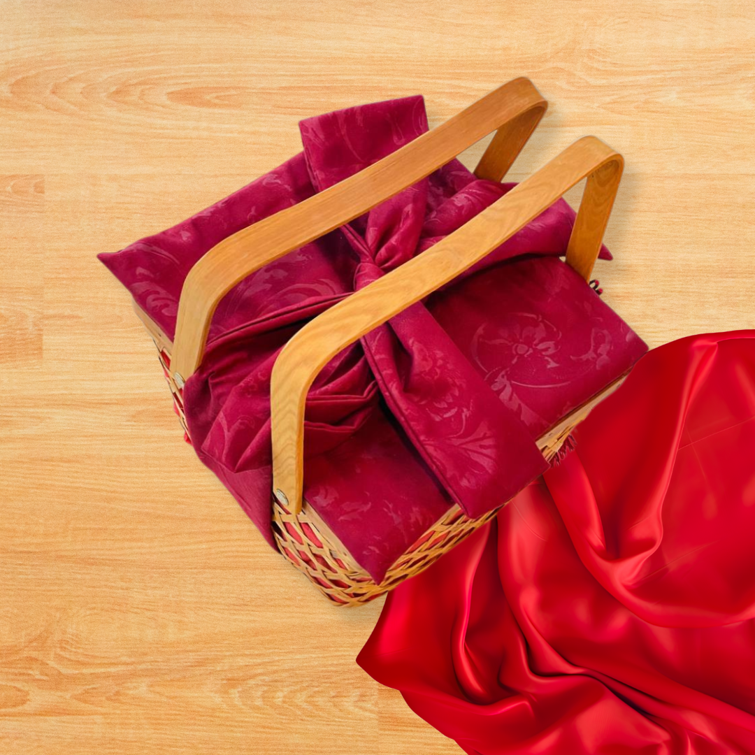 Reusable Wooden Egg Basket for Gift Packaging