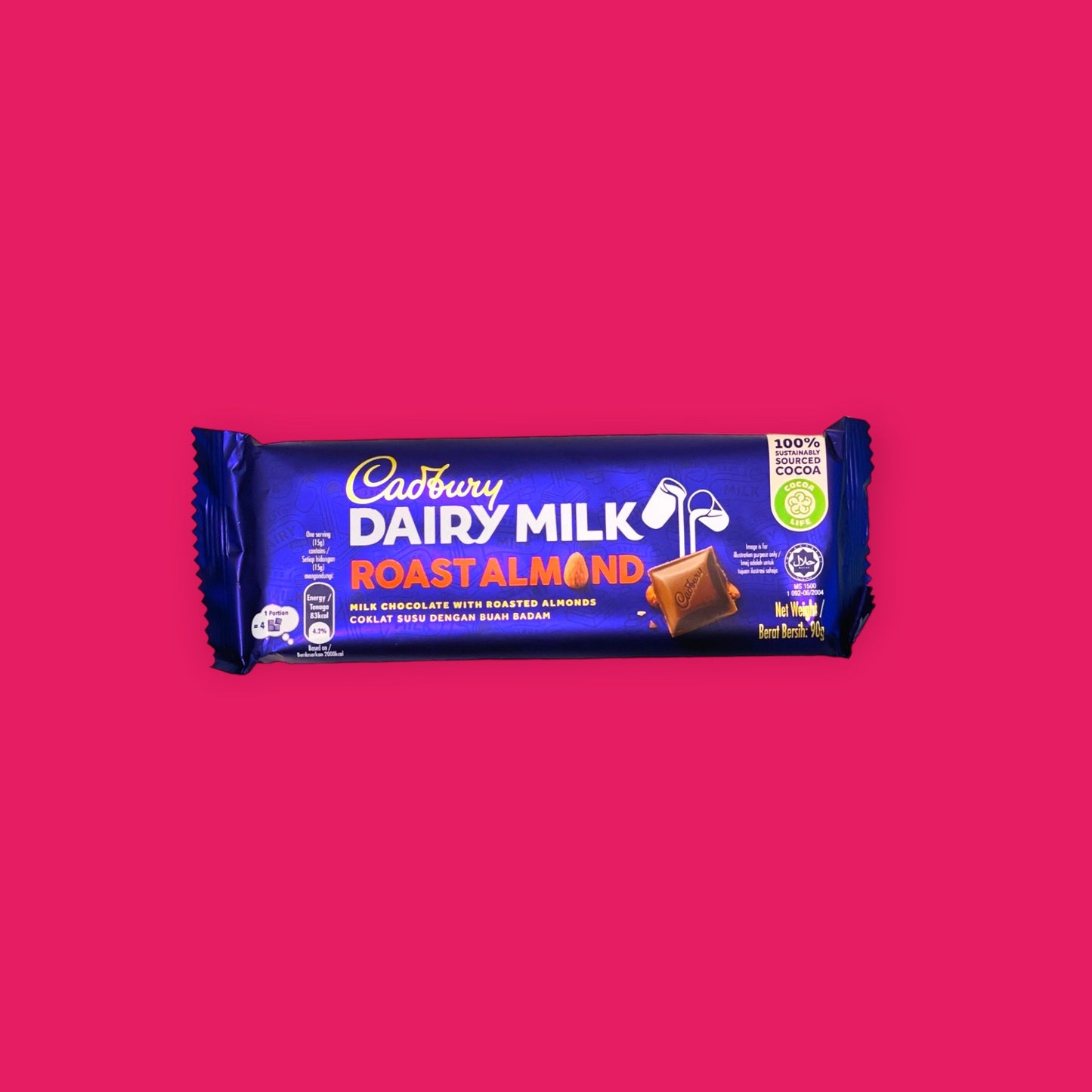 Cadbury Roast Almond Chocolate Bar