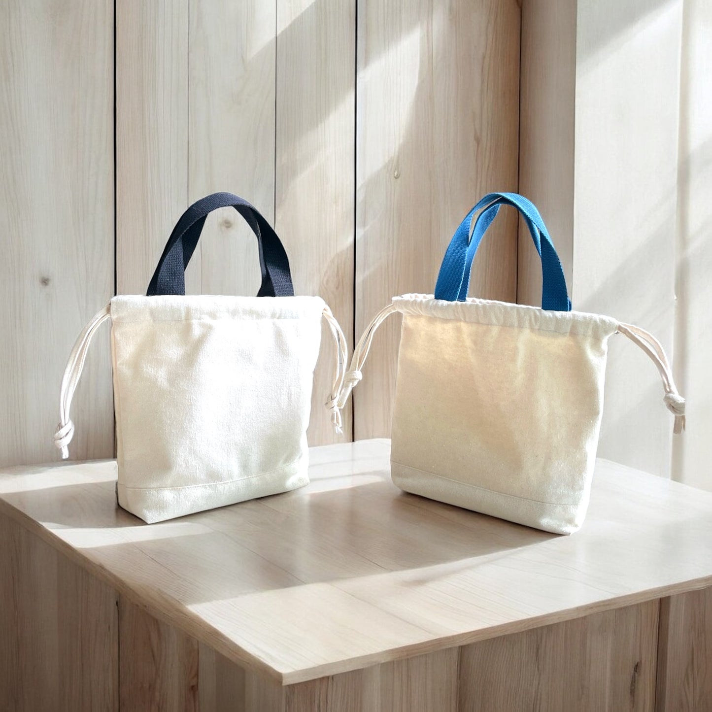 Everyday Canvas Drawstring Tote Bag