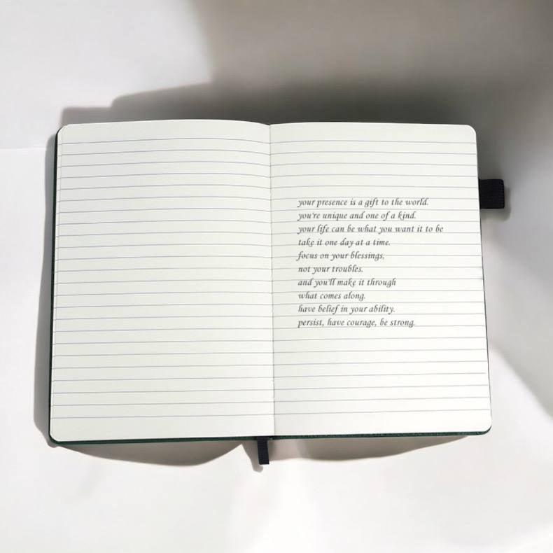 Cork and Coffee Ground Notebook