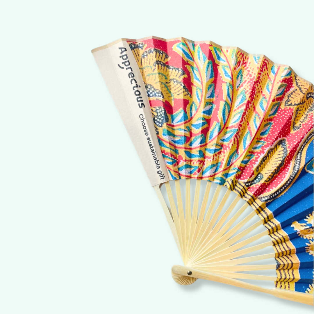 Custom Print Rice Paper Fan