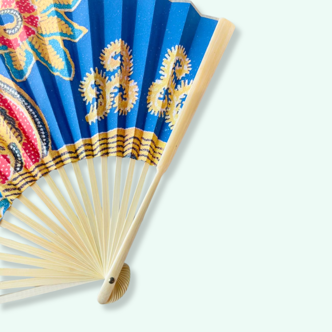 Custom Print Rice Paper Fan