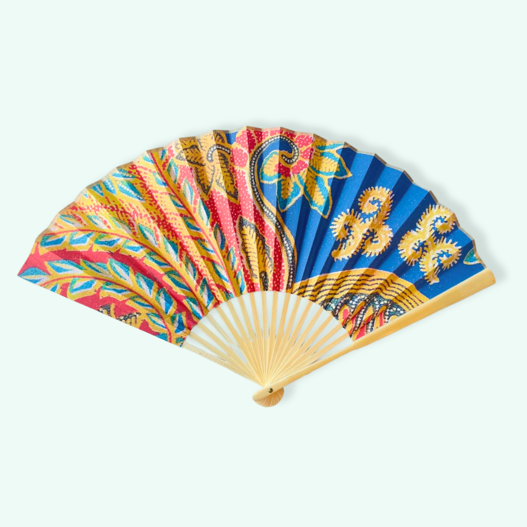 Custom Print Rice Paper Fan