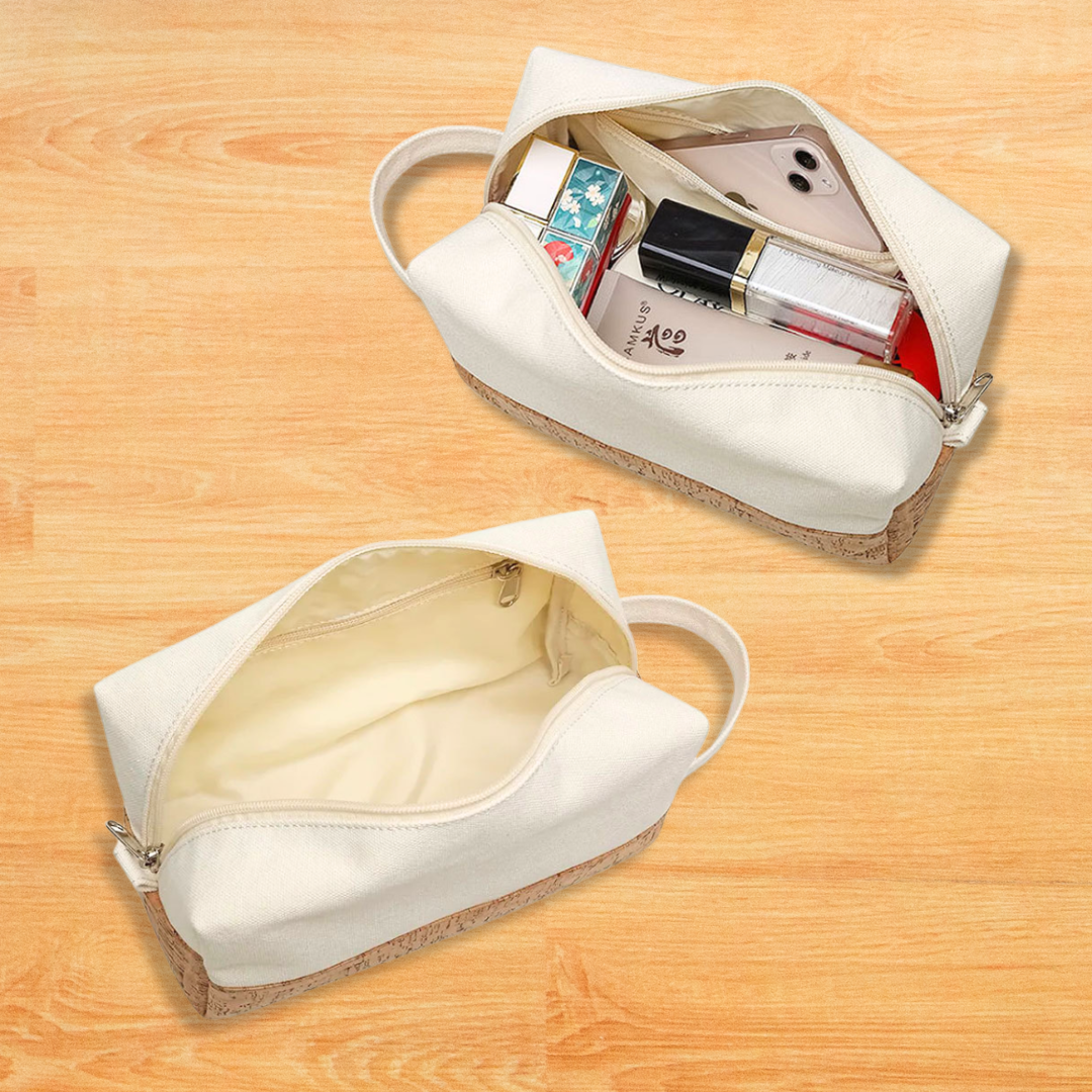 Eco Cork Canvas Storage Pouch