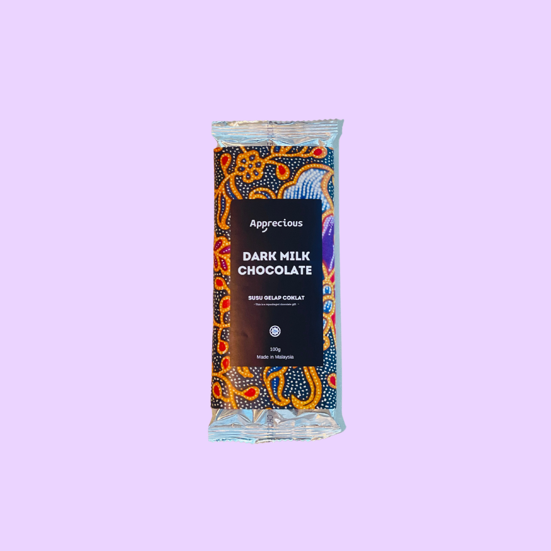 Halal-Certified Chocolate Bar with Batik Wrap