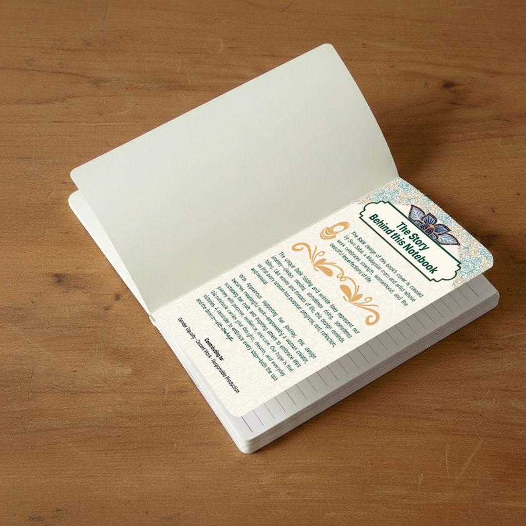 Journey of Resilience Batik Notebook