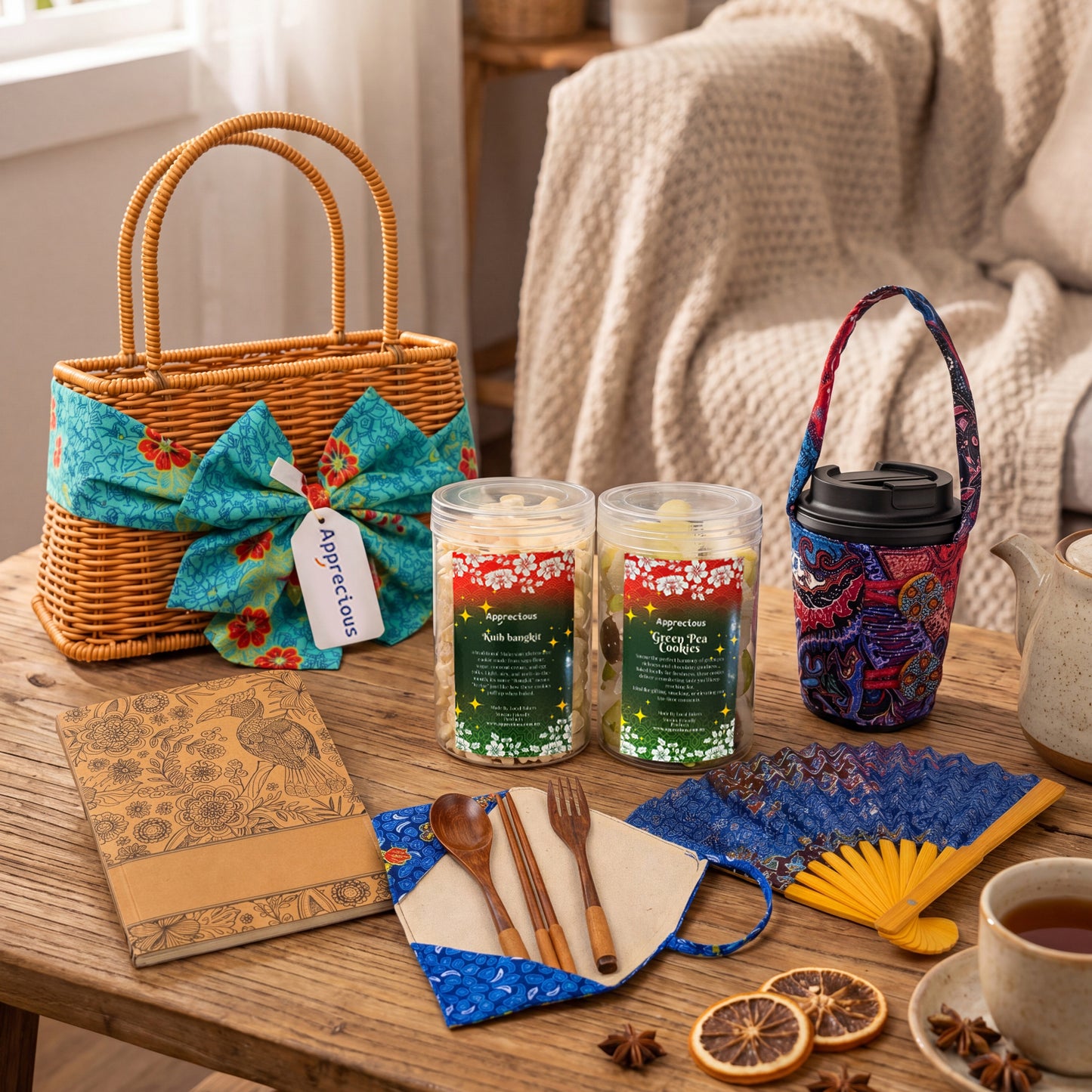 Kampung Moments Collection Batik Gift Basket