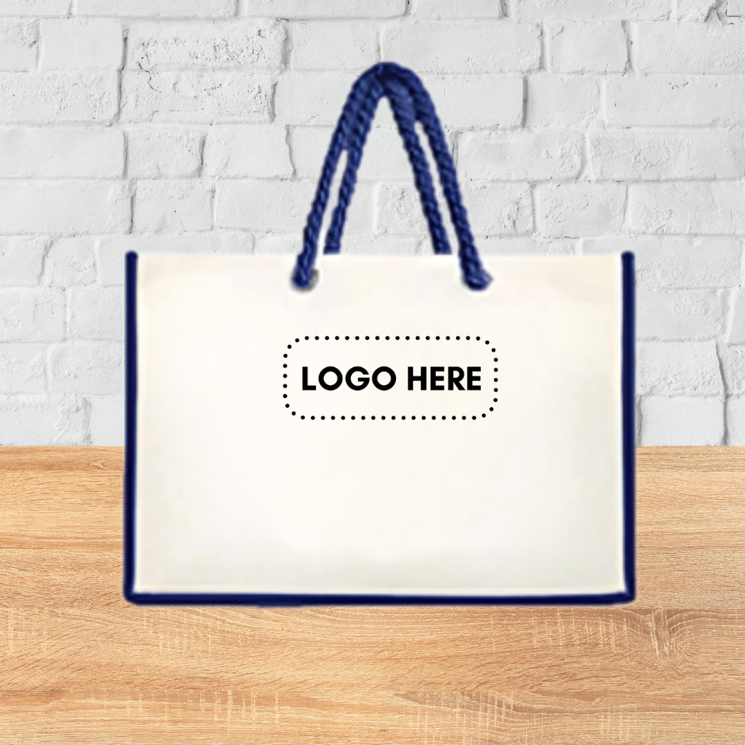 Laminated Tote Bag with Twisted Rope Handle