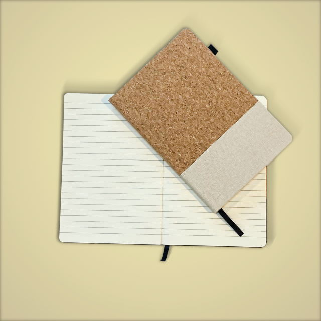 Nature Blend A5 PU Leather and Cork Notebook