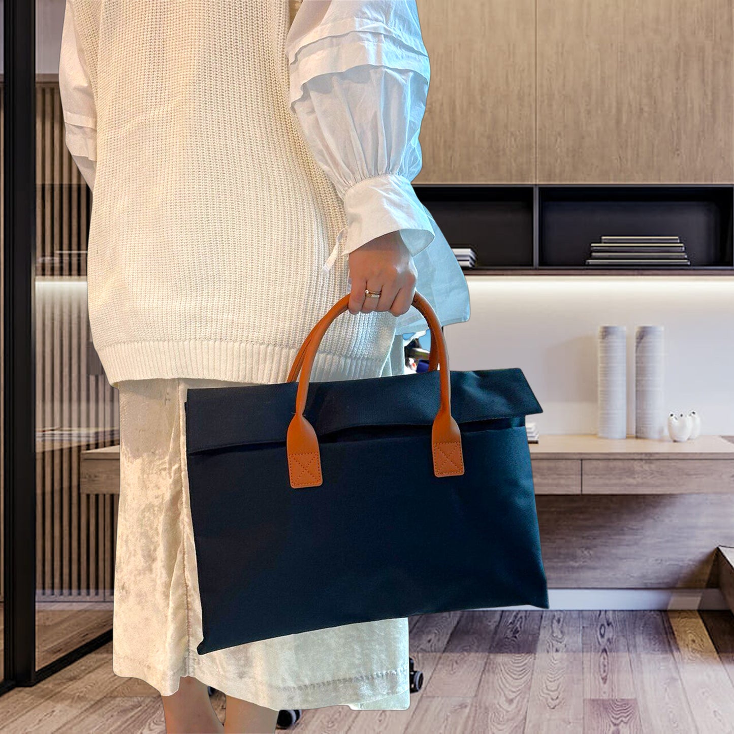 Oxford Fabric Slim Laptop Bag