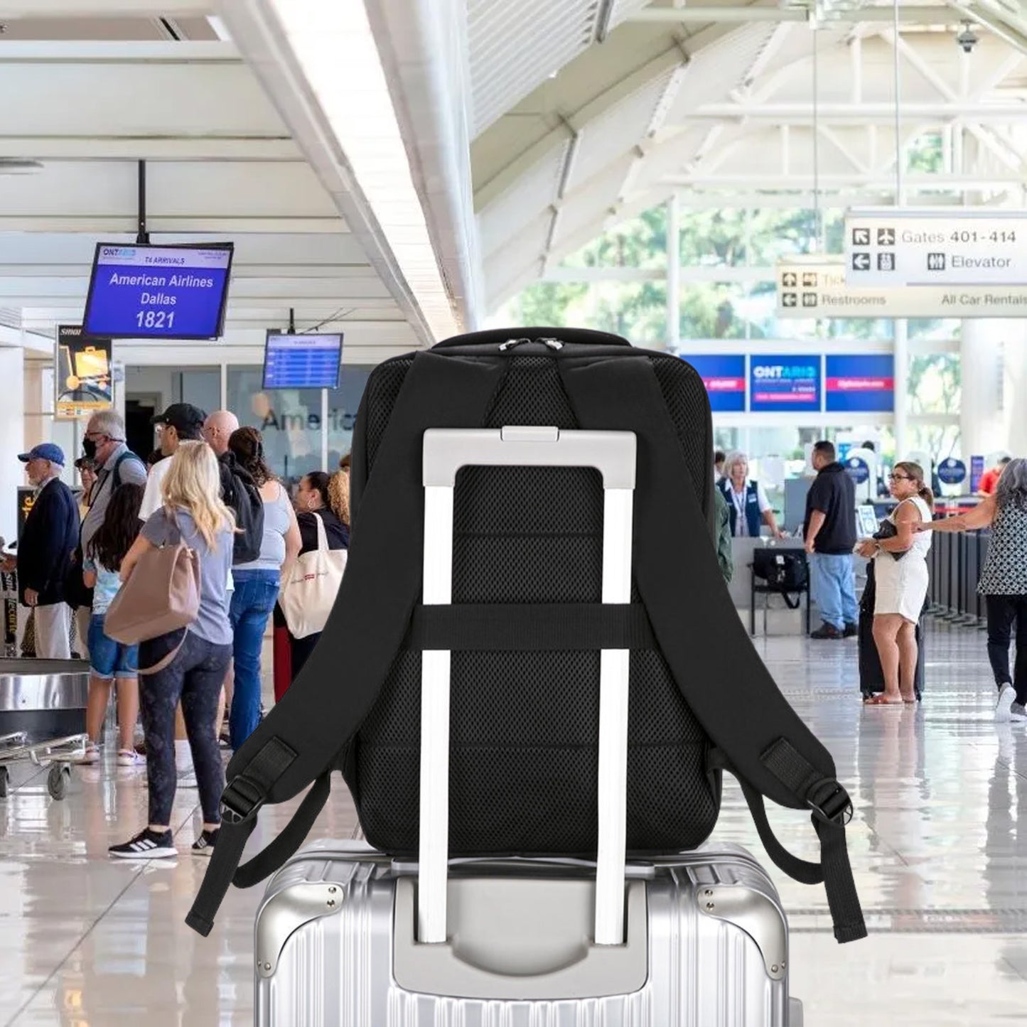 Aqua Guard Secure Waterproof Backpack with USB Port (Anti-Theft)