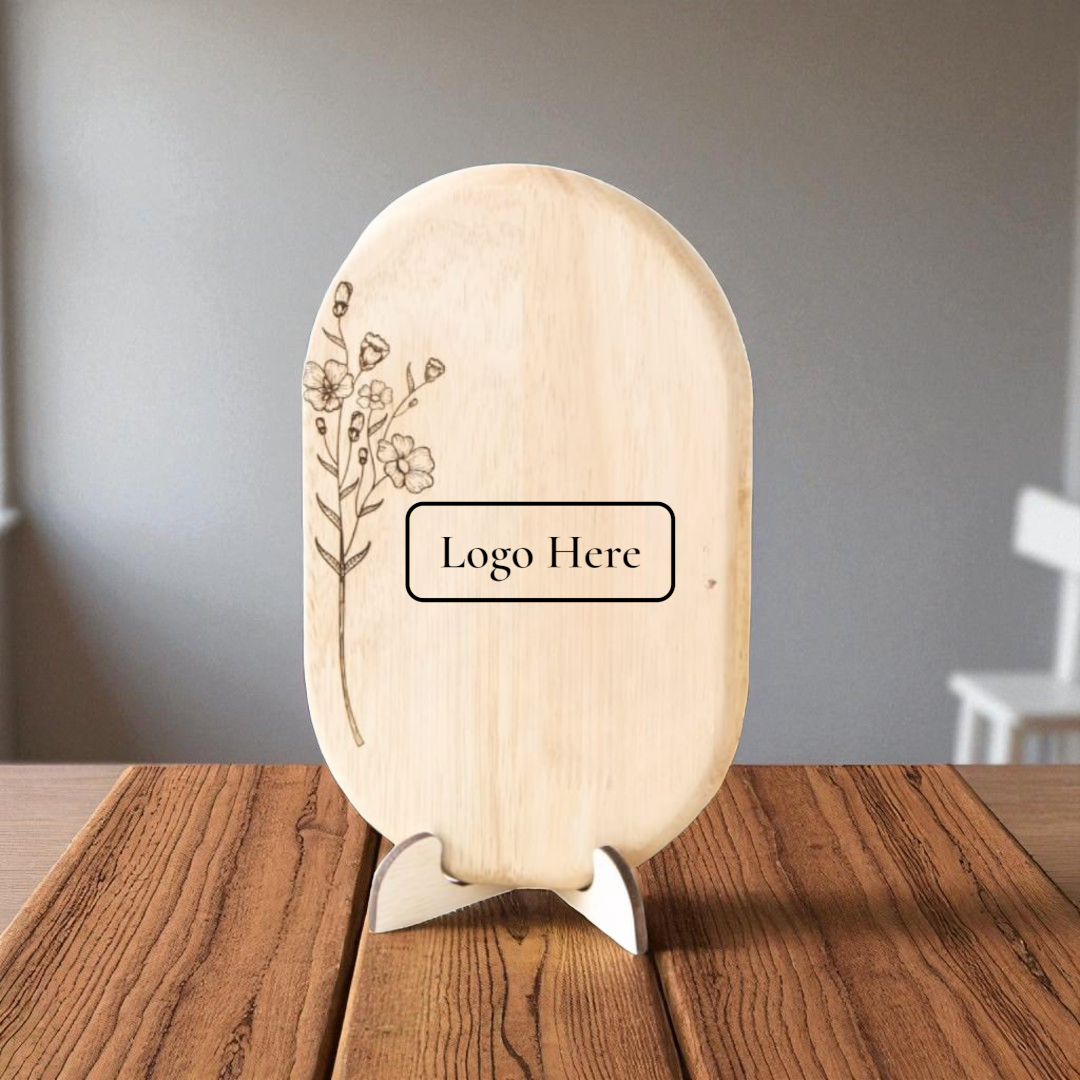 Wooden Elegant Plaque with Stand