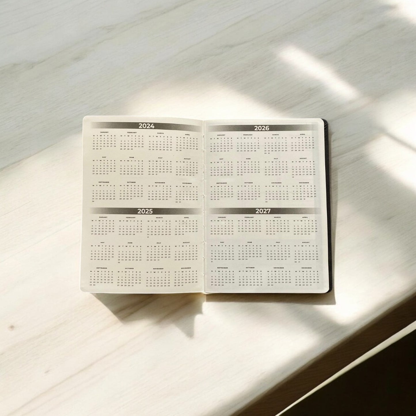 Recycled Greyboard Planner