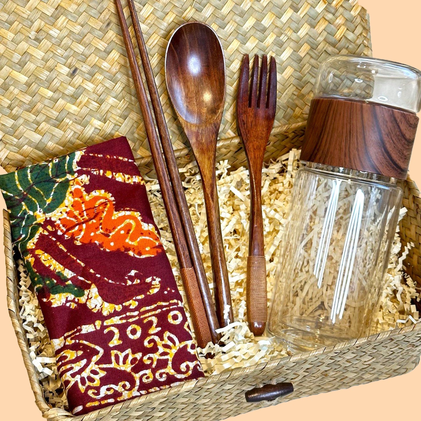 Sustainable Serenity Palm Leaf Gift Set