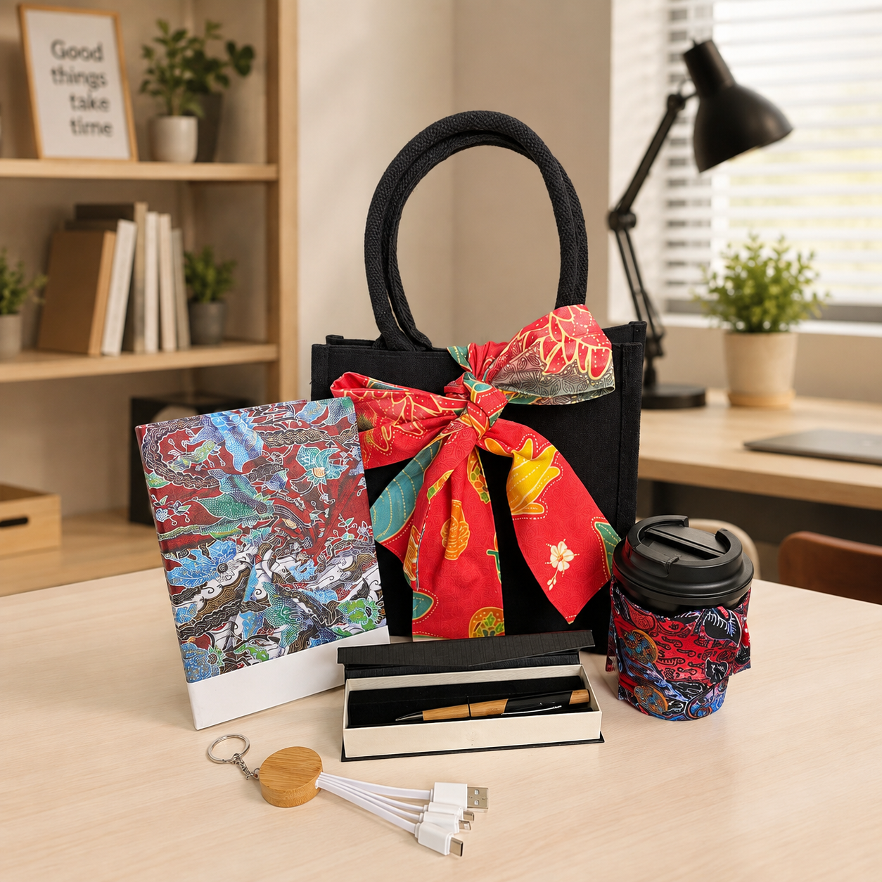 The Warisan Eco Desk Essential Gift Set