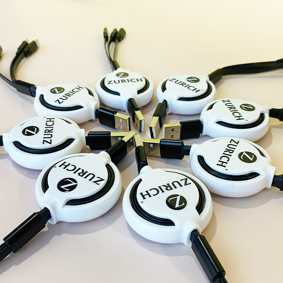 Vortex 3 in 1 Retractable USB Charging Cable