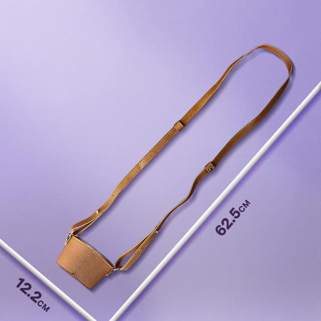 Leather-Ease Travel Mug with Handle