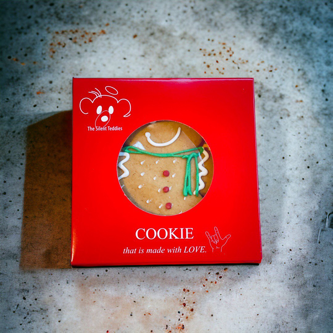 Big Christmas Gingerbread Cookie