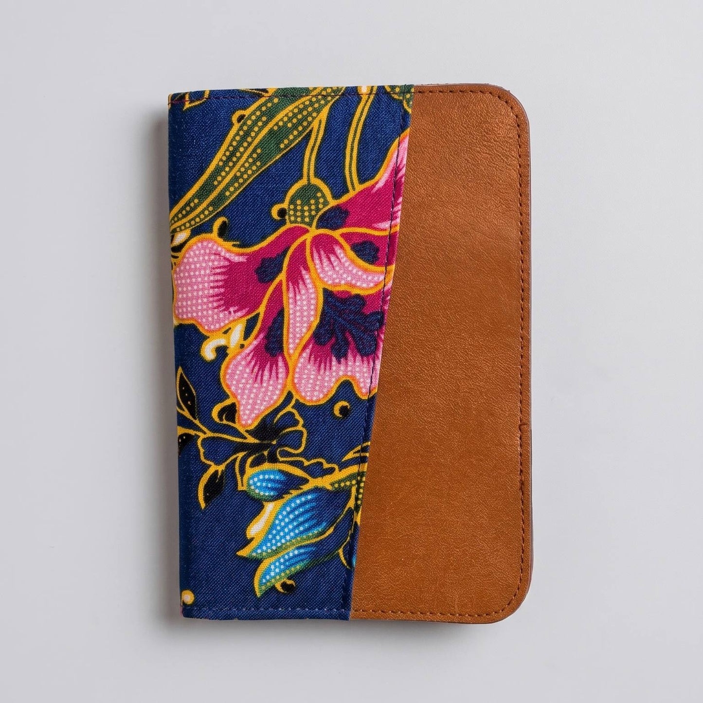 Premium Leather Batik Passport Holder