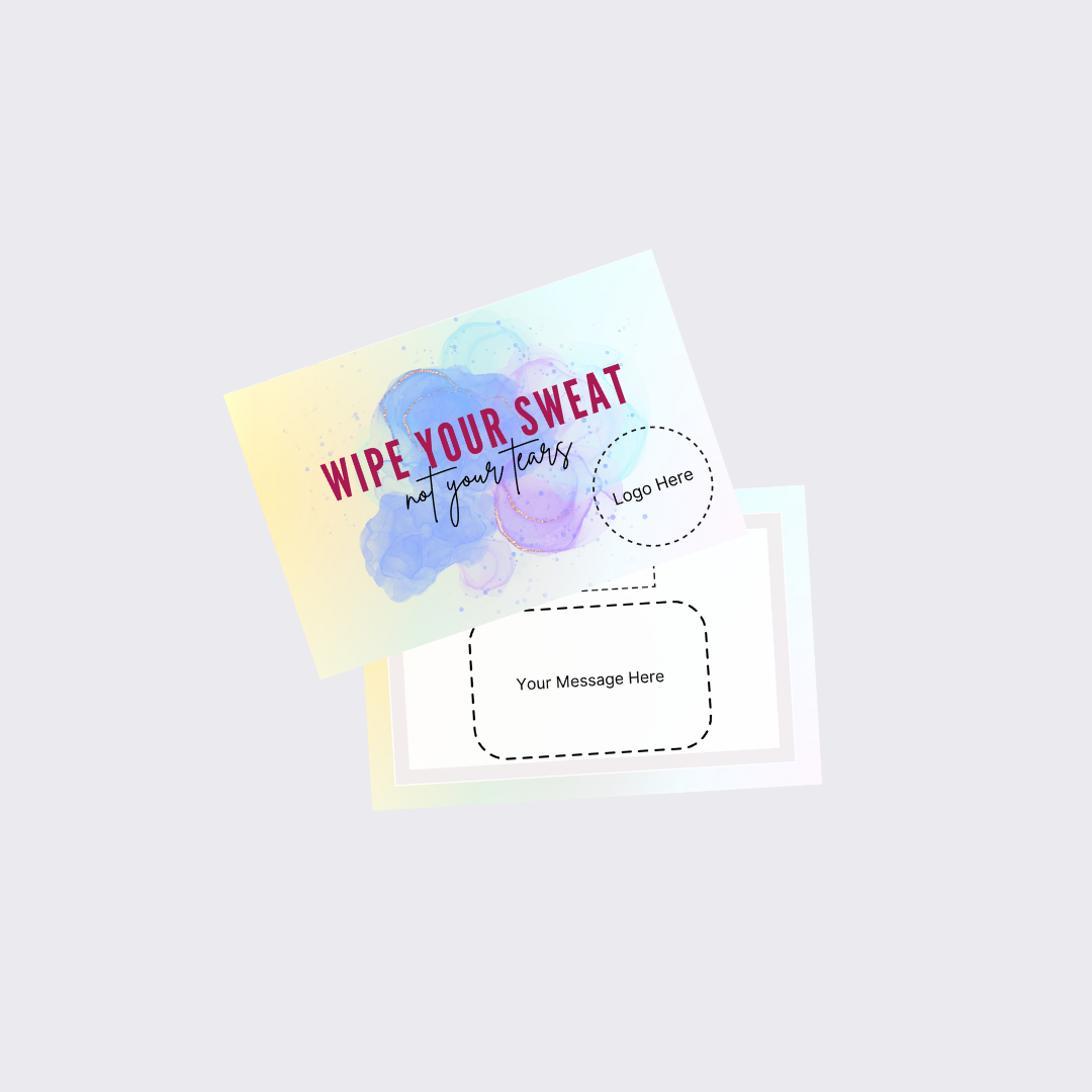 Wipe Your Sweat Not Your Tears Greeting Card
