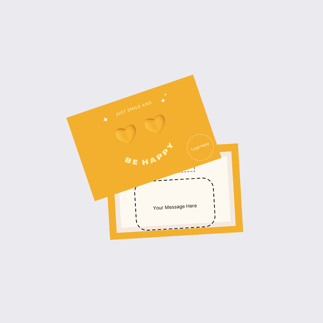 Just Smile And Be Happy Greeting Card