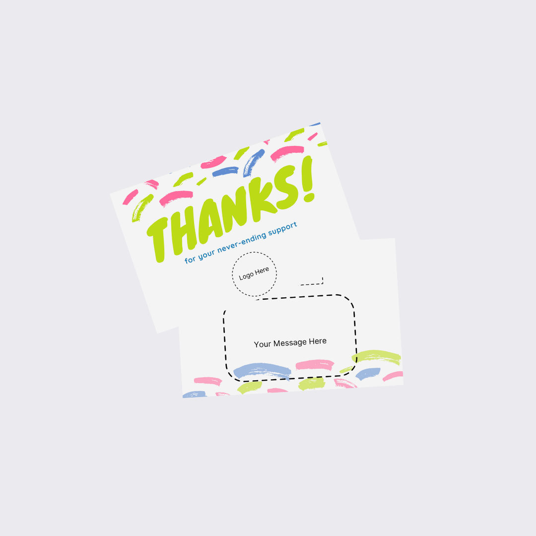 Hey Thanks Greeting Card