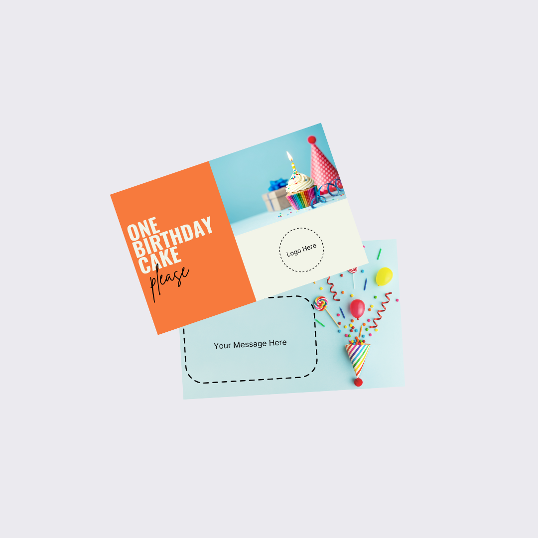 Birthday Cake Please Greeting Card