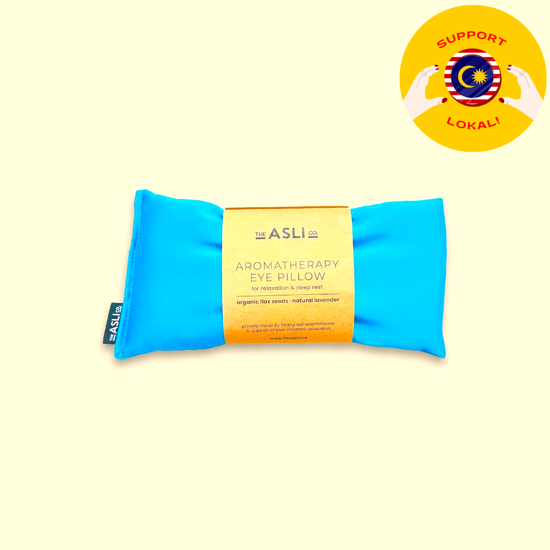 Aromatherapy Eye Pillow in A Ziplock Bag (with flax seed & lavender)