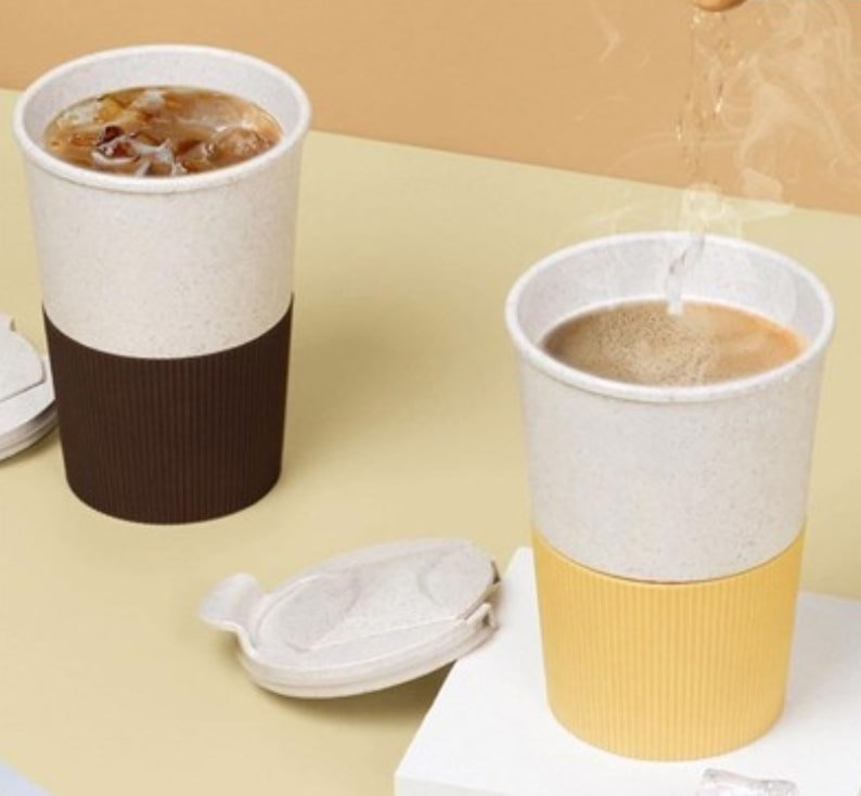 Eco-Wheat Tumbler with Silicone Holder