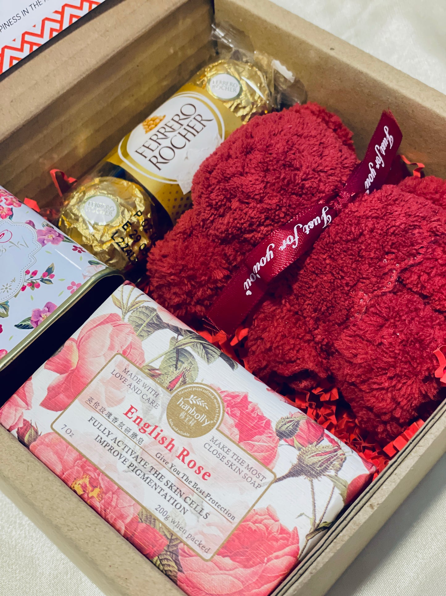 Sweet Rose Teddy Gift Set