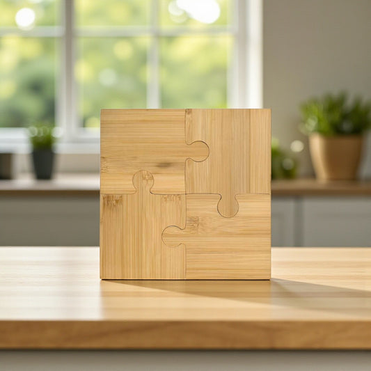 4-in-1 Eco Bamboo Coaster