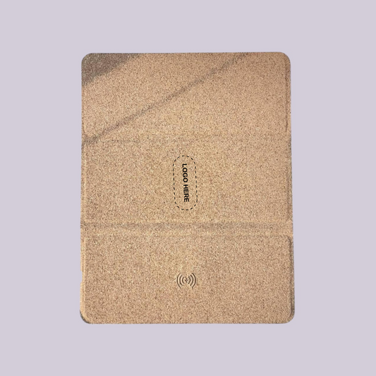 Biodegradable Cork Mouse Pad with Wireless Charging