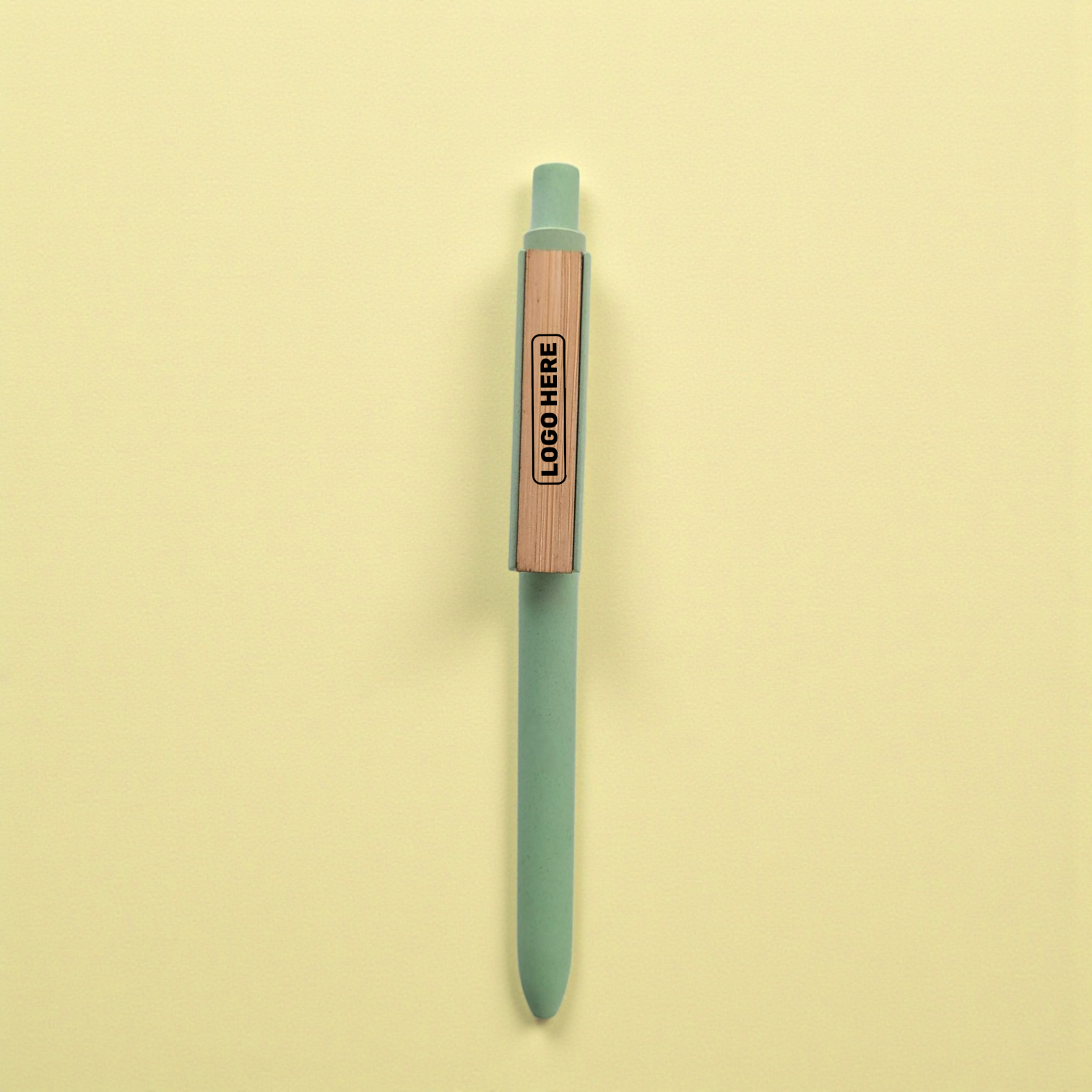 Bamboo Fiber Pen with Wooden Plate