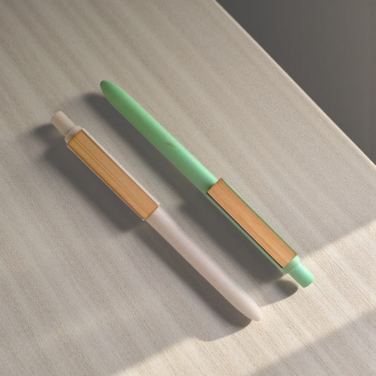 Bamboo Fiber Pen with Wooden Plate