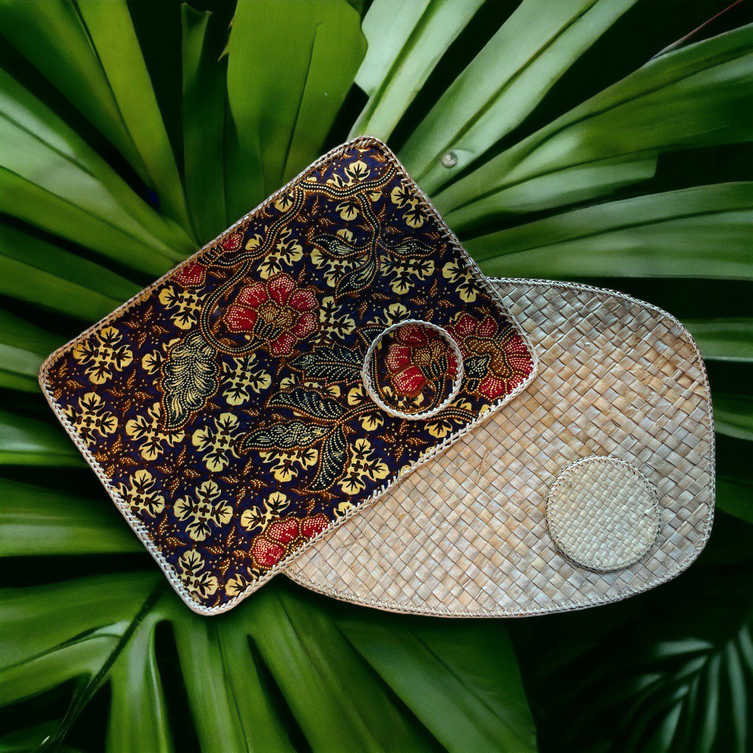 Batik Placemat and Coaster