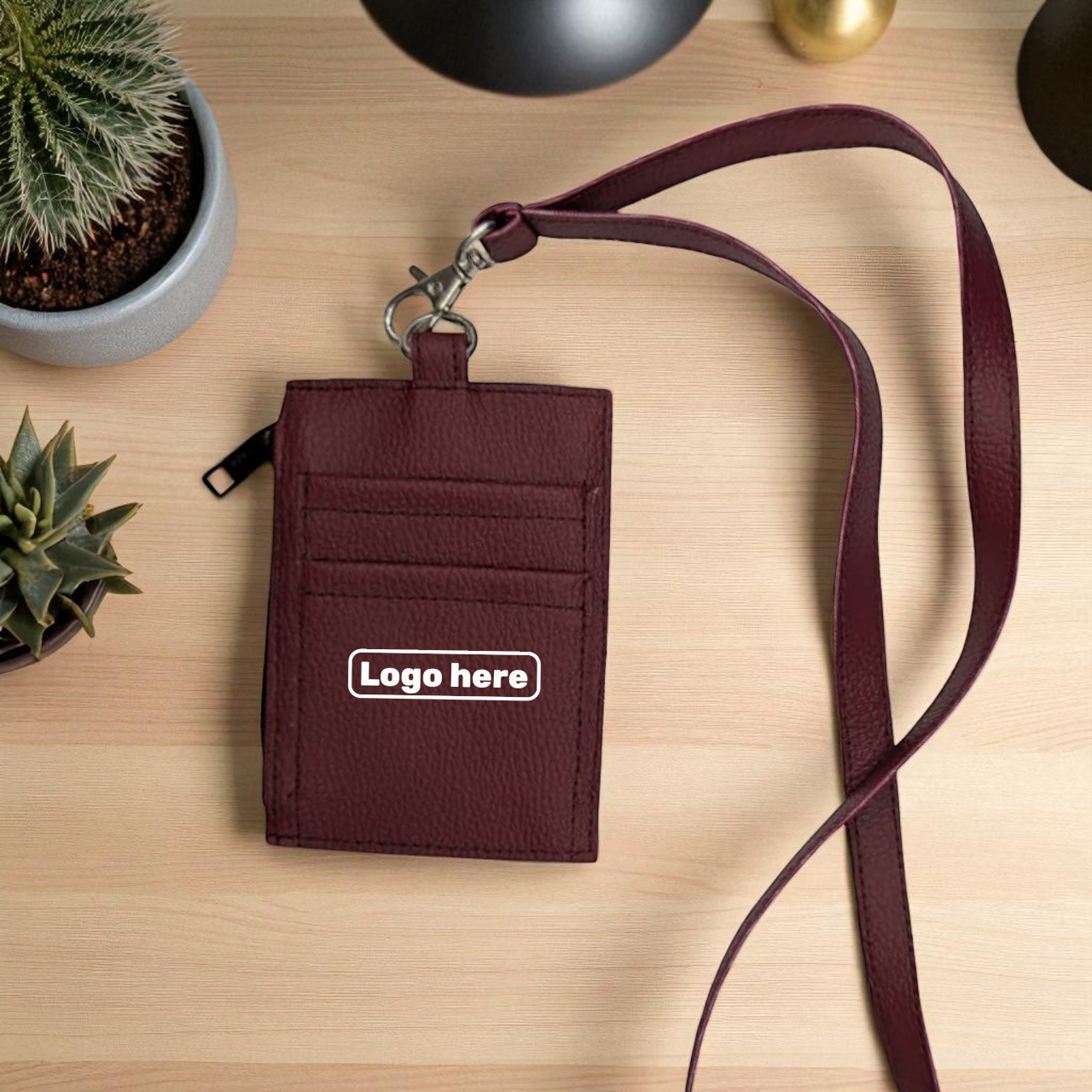 Premium Batik Lanyard Card Holder