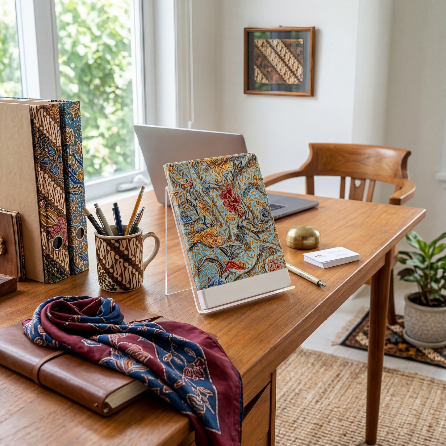 Journey of Resilience Batik Notebook