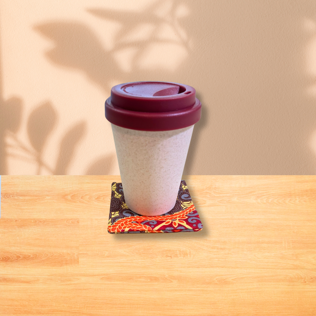 Batik Touch Handmade Coaster and Bookmark Set