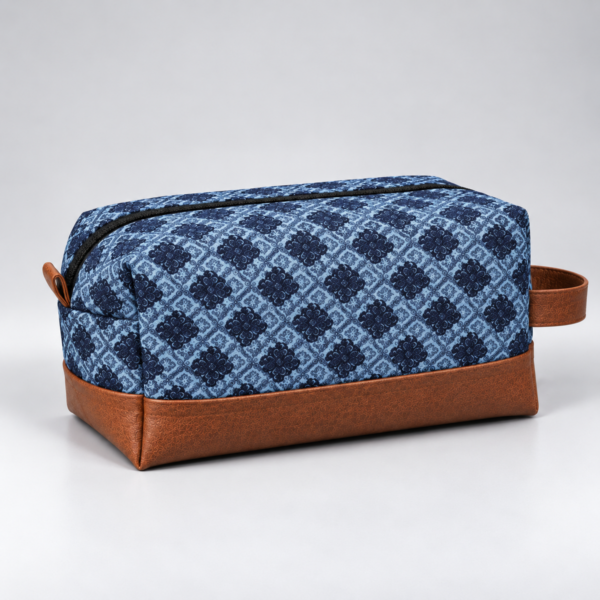 Batik Leather Travel Multipurpose Pouch