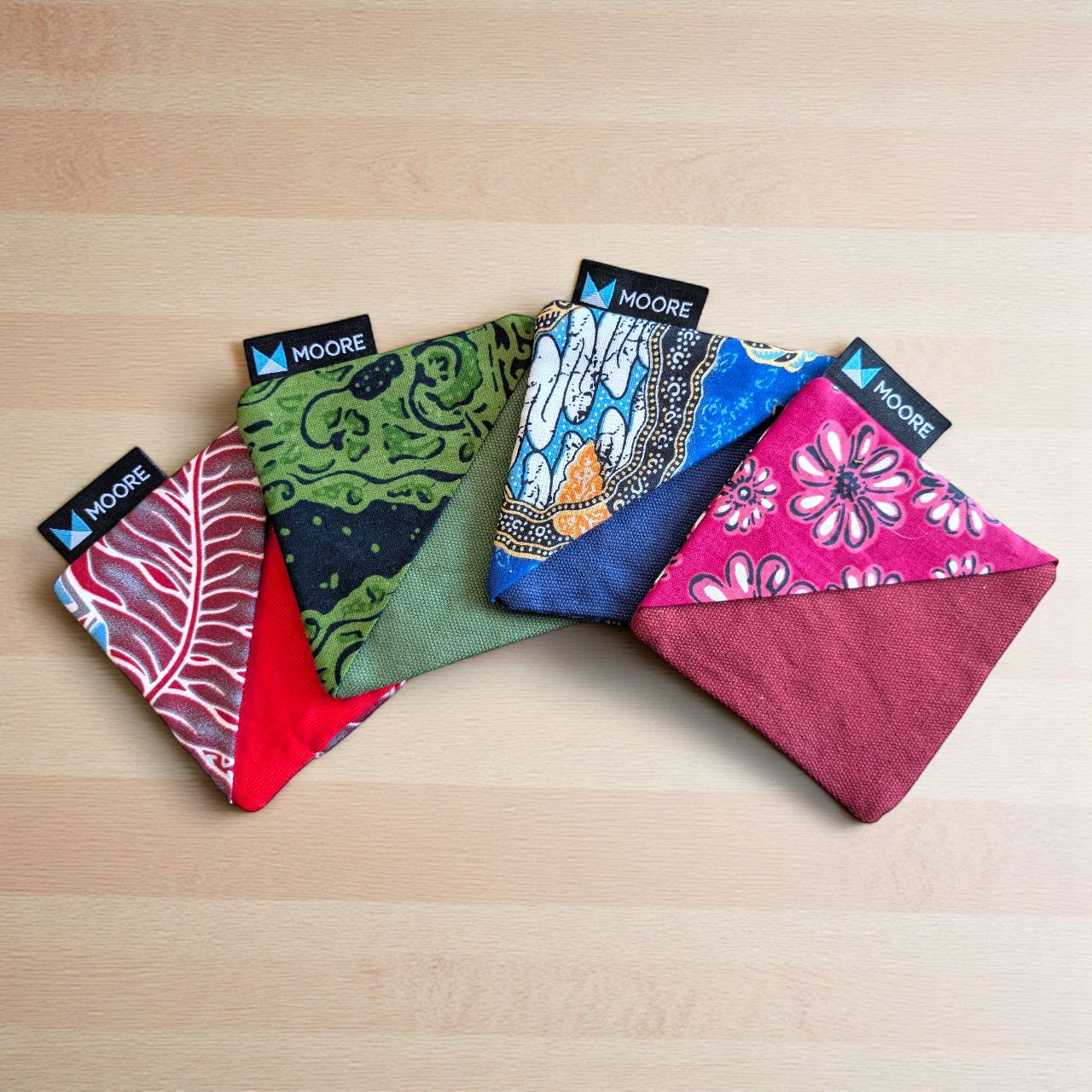 Batik Touch Handmade Coaster and Bookmark Set
