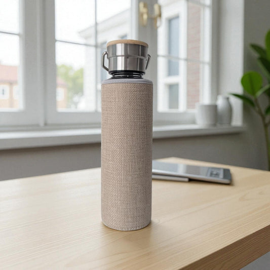 Borosilicate Glass Bottle with Eco Sleeve Pouch