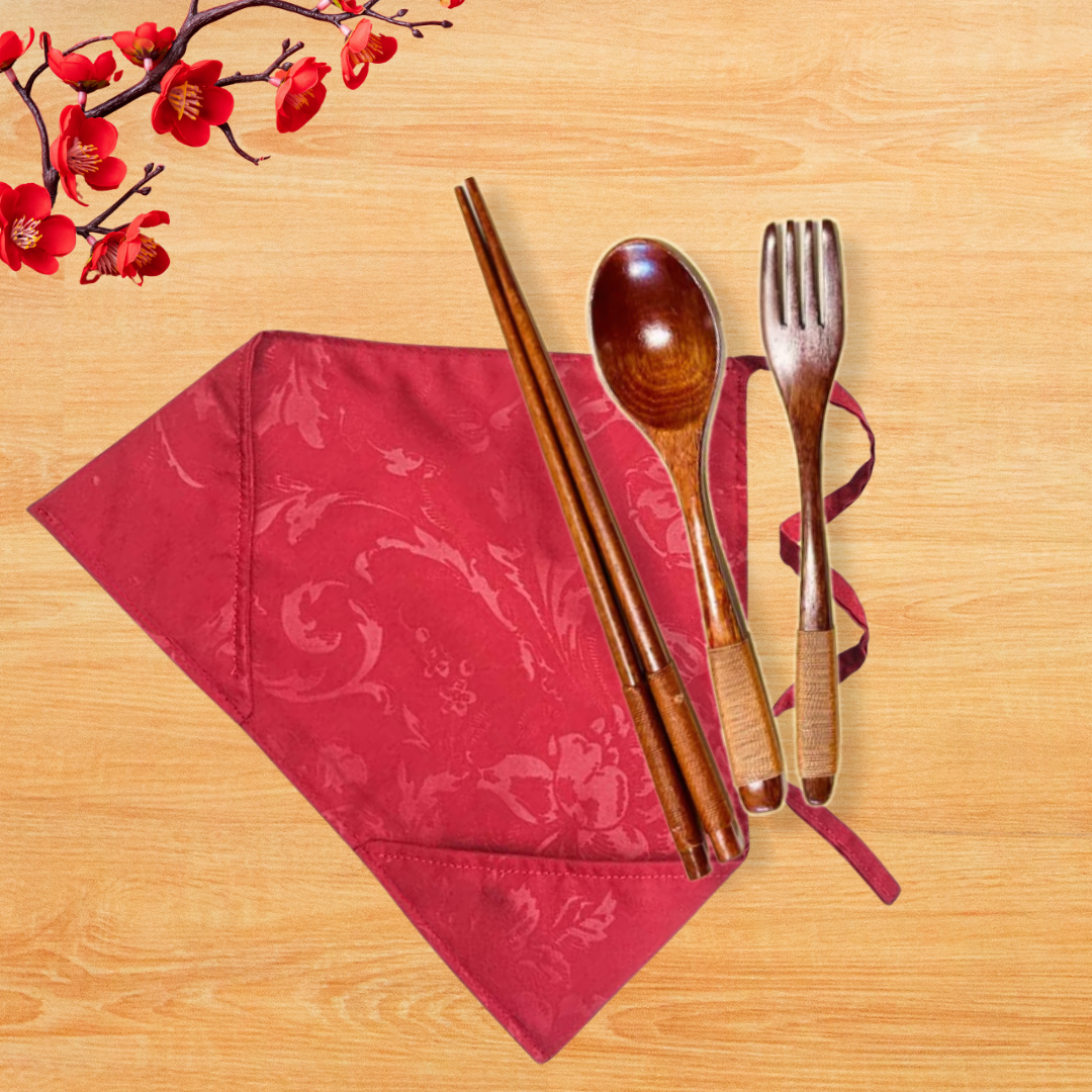 Japanese Pouch Design Handmade Japanese Style Cutlery Pouch