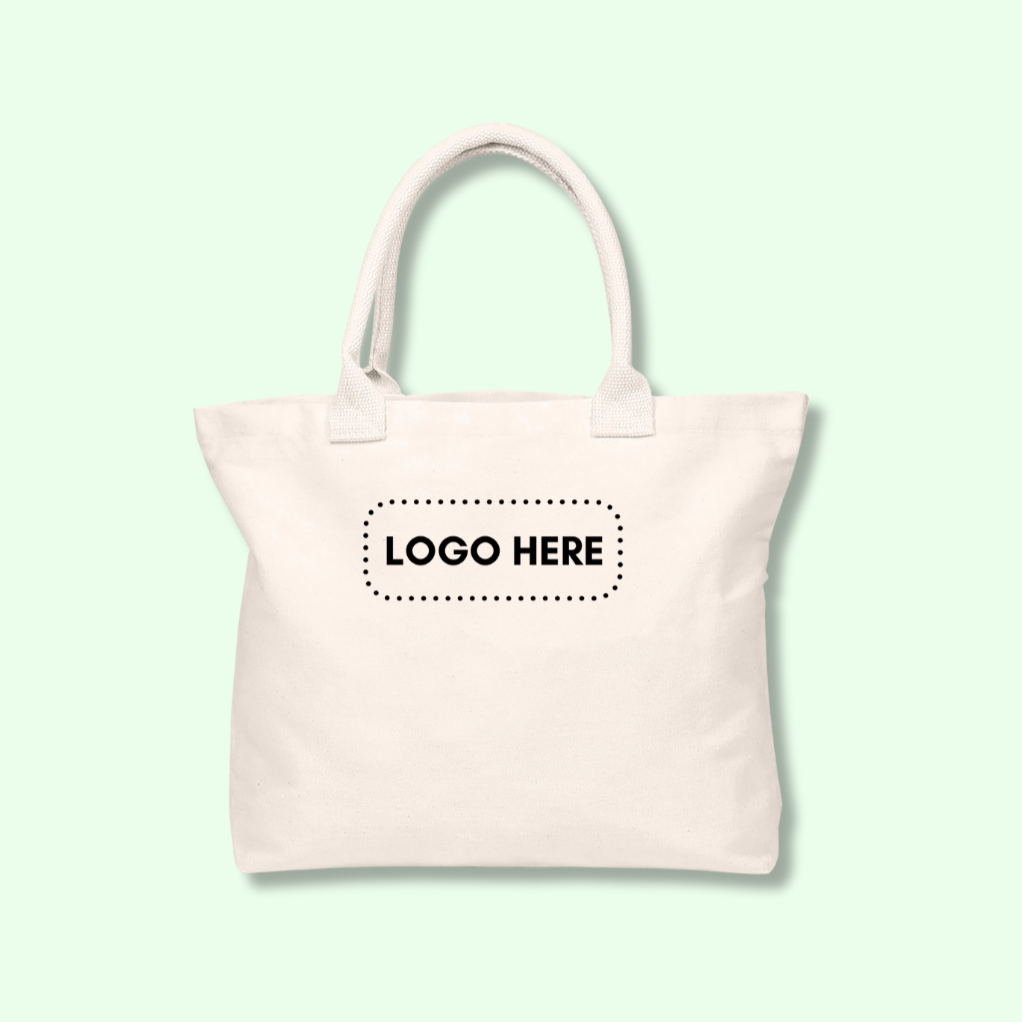 Canvas Tote Bag with Jute Handle - Main Image